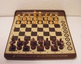 Fidelity Electronics Sensory Challenger Electronic Chess Game 8 Levels