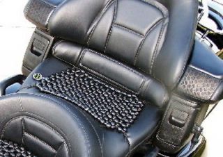 14X10 Classic BeadRider Passenger Pillion Beaded Motorcycle Seat ~1 