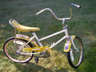WEST POINT 20 BANANA SEAT BIKE MFG. FOR TRUE VALUE. NEW TIRES. NEEDS 