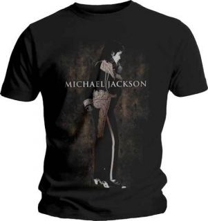   Jackson   Foil Stand Adult T Shirt Authentic Licensed Music Apparel