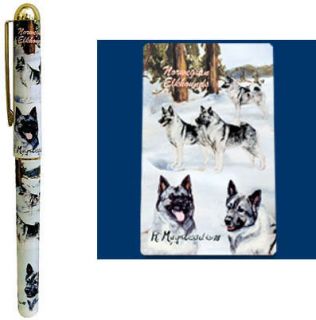 Norwegian Elkhound Ballpoint Pen * Free Refill * NEL IP