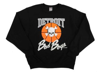 Vintage Retro Unworn Detroit Bad Boys Pistons Crew Sweatshirt ALL 