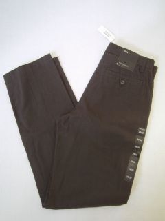 BANANA REPUBLIC Brown Pinstripe Chino Style Pants Size 29 38 Waist 