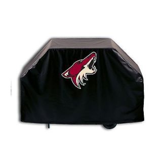   Coyotes NHL 60 or 72 Heavy Duty Black Vinyl Barbecue Grill Cover