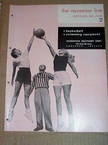 Vtg Recreation Equipment Catalog~Playgr​ound/Basketbal​l