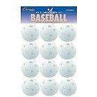 New 12 Pack Champion 9 Plastic Baseballs Training Practice limited 