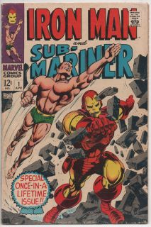 Iron Man & Sub Mariner #1 (1968) Very Good Condition