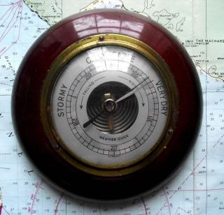 Newly listed VINTAGE ANEROID BAROMETER FOR PARTS NOT WORKING AS IS