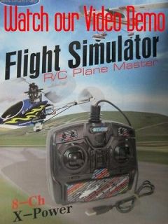 SkyArtec X Power 8CH RC Flight SImulator Contorller f Helicopter 