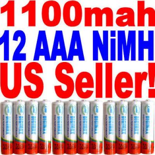   12 AAA 1100mAh NiMH Ni MH batteries for Panasonic DEC 6.0 phones