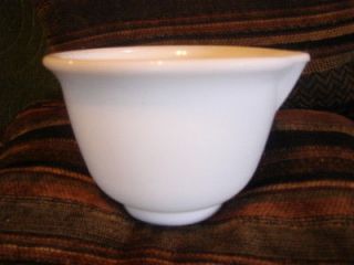 VERY OLD HAMILTON BEACH SMALL MILK GLASS MIXING BOWL~MADE IN RACINE 