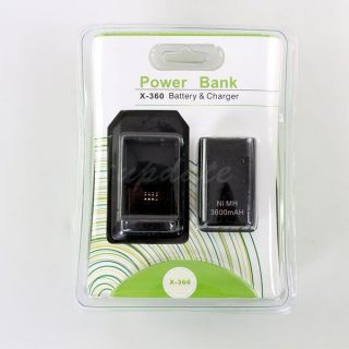   Power bank Kit + 3600mah Battery Pack For Microsoft XBOX 360 XBOX360