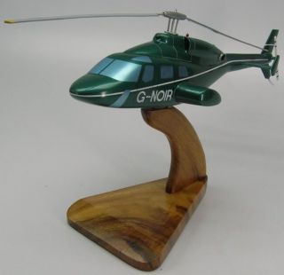 Bell 222 Airwolf Light Helicopter Wood Model Large FS