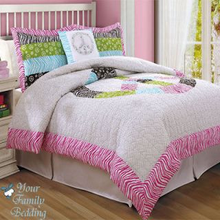 zebra peace sign bedding in Quilts, Bedspreads & Coverlets