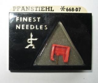 PFANSTIEHL PHONOGRAPH NEEDLE 668 D7 SONY ND 135G NEW