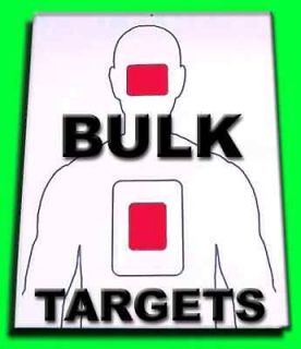   Shooting Targets 17 1/2 by 23 Rifle or Pistol shooter silhouette gun