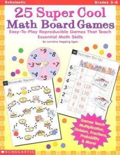   Cool Math Board Games  Easy to Play Reproducible Games That Teach