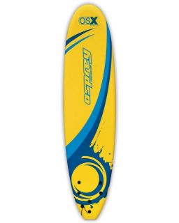 Osprey 84 / 7ft XPE Foam Surfboard Yellow Inc Leash and Fins Ideal 