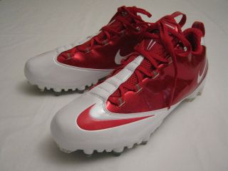 New Mens Nike Football Cleats, Nike Zoom Vapor Carbon TD Flywire Red 