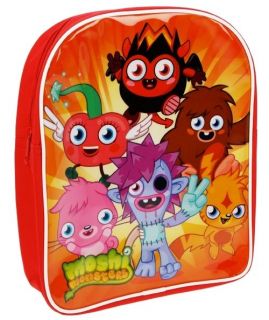 BAG Moshi Monsters RED New School Rucksack Backpack Playgroup Nursery 