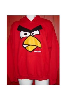 NWT Red ANGRY BIRDS by FIFTH SUN Hoodie Sz L $60 ******
