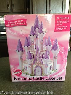Wilton Romantic Castle Cake Set Princesses Fairy Tale Decorating Kit 