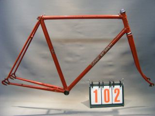 lugged steel bicycle frame in Road Bikes