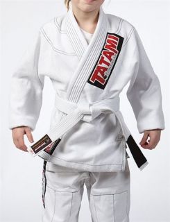 Tatami Kids Jiu Jitsu BJJ Estilo Premier Gi   White suit