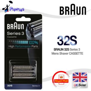 NEW Genuine BRAUN 32S Series 3 Mens Shaver CASSETTE