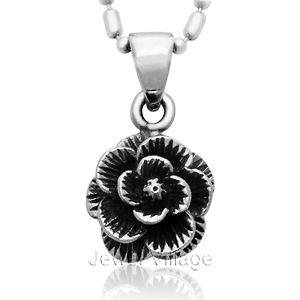 Handcrafted ROSE 925 Sterling Silver Charm Pendant  PB7