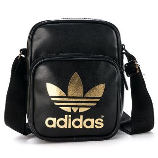 BN Adidas Originals Mini Shoulder Messenger Bag Black (W68189)