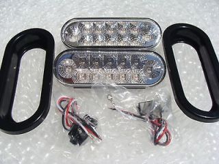  LED Tail Lights with Bright RED LEDs RV Boat Trailers Truck Trailer