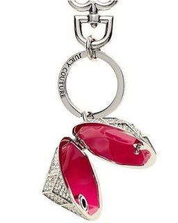   JUICY COUTURE DIAMOND KEYFOB KEYCHAIN BLING BLING CHARM FOR BAG
