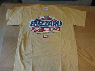 Dairy Queen Blizzard 25th Birthday T Shirt New, Adult Size Medium