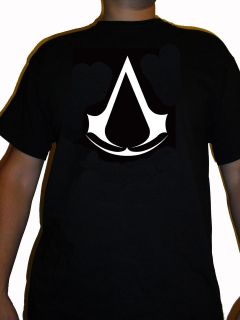 Assassins Creed Logo T Shirt 5 6 years to XXL Blacks, Whites. High 