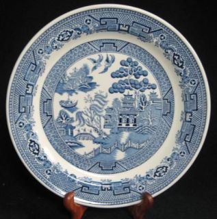 ROYAL DOULTON STEELITE HOTELWARE BLUE WILLOW PLATE (s)
