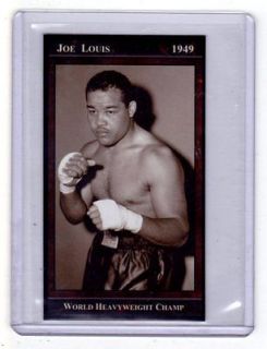 1949 Joe Louis, undefeated World Heavyweight Boxing Champion, limited 