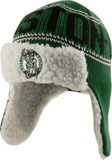 Boston Celtics 47 Brand Yeti Earflap Hat