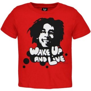 Bob Marley   Wake Up Toddler T Shirt Music Band Tee Shirt