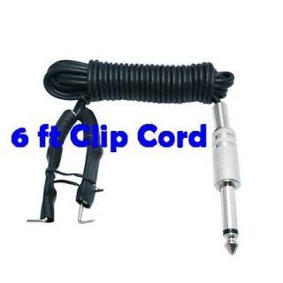 Top Hot Sale Tattoo Clip Cord Phono Plug 6 feet FOR GUN power supply 