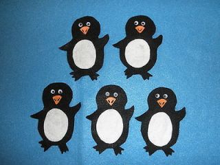 Penguin Flannel Board Felt Story Set counting winter animals ~ Free 