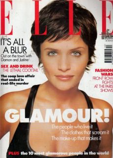 Elle(British Edition) 1996 December,Helen​a Christensen