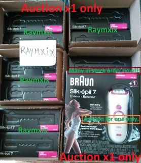 Braun Silk Epilator 7 Wet/Dry Hair Remover BRU SE7181WD NEW Comfort 