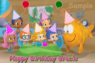 bubble guppies cake in Holidays, Cards & Party Supply