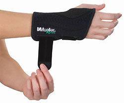 Mueller Sports Medicine Fitted Wrist Brace, Support Left Hand Large 