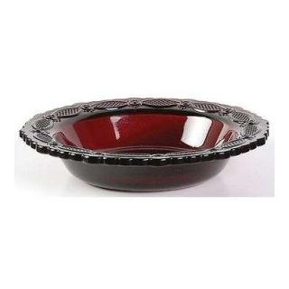 Avon Cape Cod Ruby Red Soup Salad Cereal Bowl 7 3/8 Inch, Very Good 