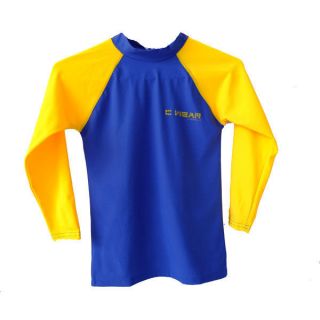 Boys UV Swim Shirt Sun Protection Rash Guard SPF UPF 50+ Long Sleeves 