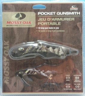 Mossy Oak   Pocket Gunsmith   Model MOK48800   18 Tools in One   New