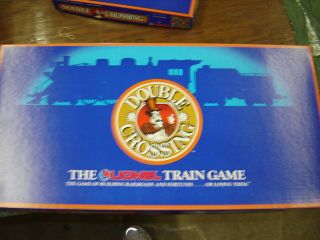 LIONEL TRAIN GAME DOUBLE CROSSING / GAME OF BUILDING RAILROADS 
