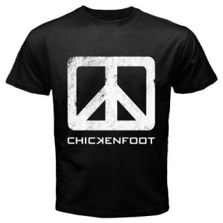 New Vintage *CHICKENFOOT* Rock Band Logo Mens Black T Shirt Size 